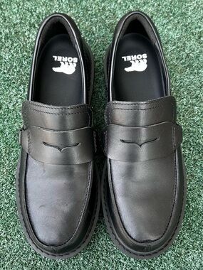 NWT Sorel Revel Ave Loafer Flat Leather Black 7